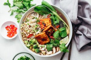 Tên tiếng Anh của một số món ăn phổ biến – Phần 1 4 Vegetarian Pho Soup Vietnamese Noodle Soup 3