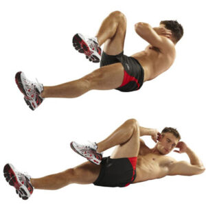 bai tap gym tai nha bicycle crunches 1