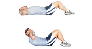 bai tap gym tai nha cho nam crunches