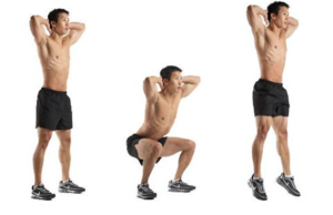 bai tap gym tai nha cho nam squat